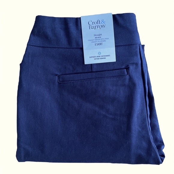 Pull-On Straight Leg Pants - Picture 3 of 8